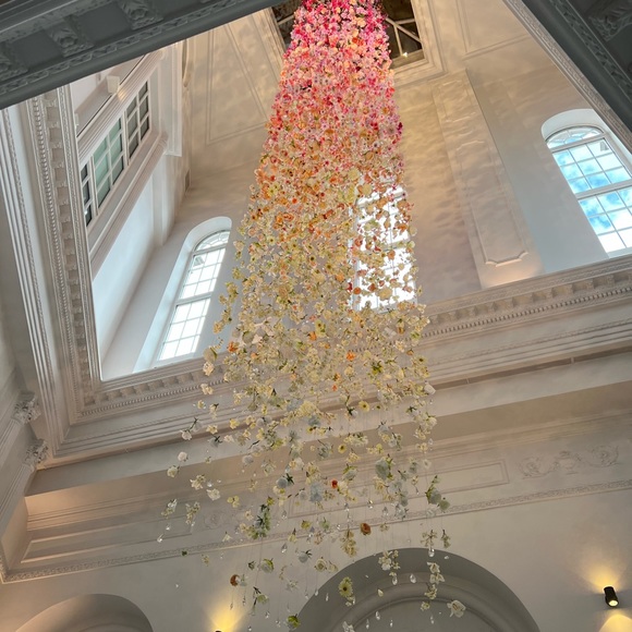 Adrianna Papell Floral Bodycon Dress in Black and White, Size 8 - Picture 16 of 16